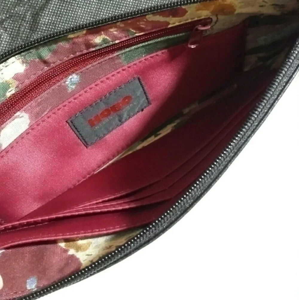 Hobo International Leather Wristlet Clutch Bag